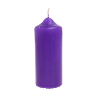 Sviečka kostolná 160g - fialová