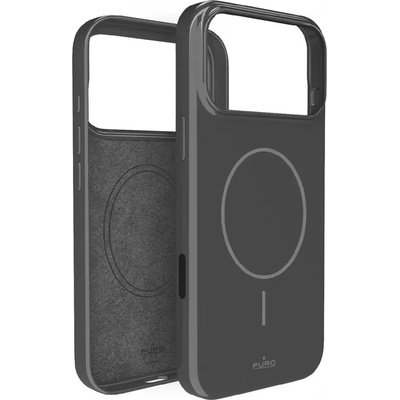 PURO Поликарбонатен защитен калъф Puro Pulse iPhone 17 Pro - сив (PUIPC17P63PULSEDKGR)