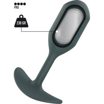 ToyJoy Buttocks The Champ Weighted Plug Grey