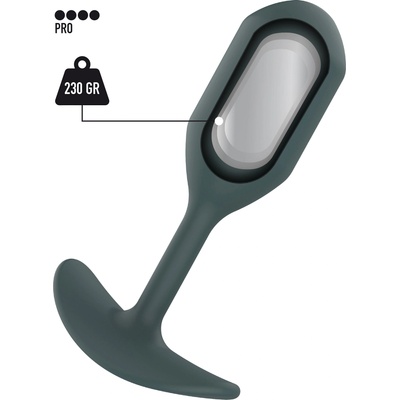 ToyJoy Buttocks The Champ Weighted Plug Grey