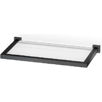 DECOR WALTHER Рафт за баня Corner 30 см черен мат (0560860)
