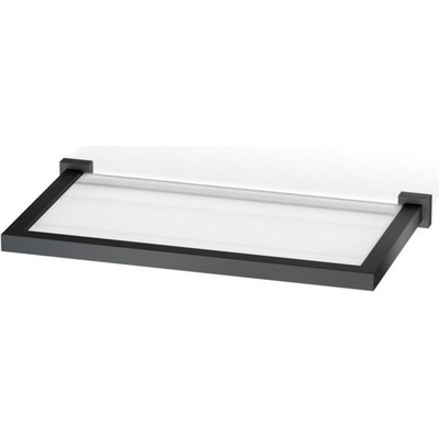 DECOR WALTHER Рафт за баня Corner 30 см черен мат (0560860)