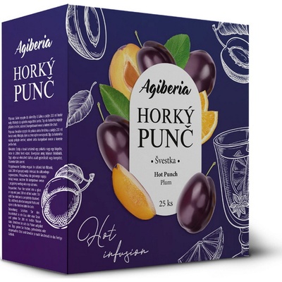 Hotfruits Agiberia Švestka čaj 25 x 20 g