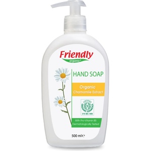 Friendly Organic Органичен Лайков Сапун за Ръце - Натурална Грижа и Успокояване, 500 мл