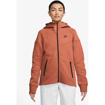 Nike Суитшърт w nsw tch flc wr fz hdy