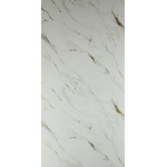 Porfloor PVC стенен панел гланц Carrara Gold ефект камък 122x280cm (PW1907-1G)