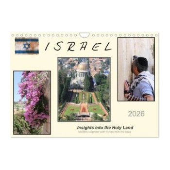 Calvendo ISRAEL (Wall Calendar 2026 DIN A4 landscape), CALVENDO 12 Month Wall Calendar | Calvendo, GT Color