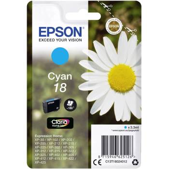 Epson 18 C13T18024012 циан (cyan) оригинална касета (C13T18024012)