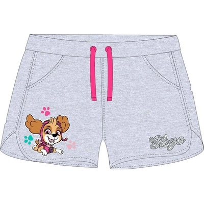 EPlus dívčí kraťasy Paw Patrol Skye šedé