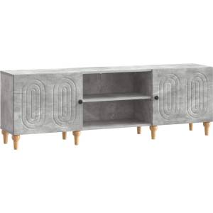 vidaXL ТВ шкаф 150 x 31 x 50 см Бетонно сиво Инженерна дървесина (894228)