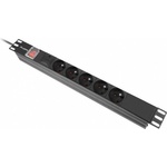 Lanberg 5 Plug 2 m Switch (PDU-05E-0200-IEC-BK)