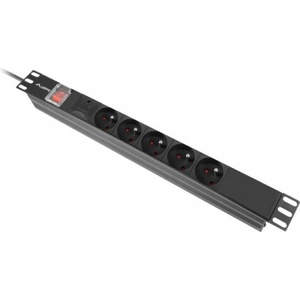 Lanberg 5 Plug 2 m Switch (PDU-05E-0200-IEC-BK)
