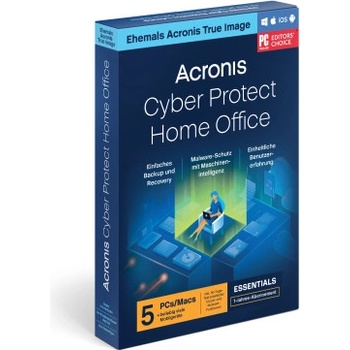 Acronis Cyber Protect Home Office Essentials, předplatné na 1 rok, 5 PC