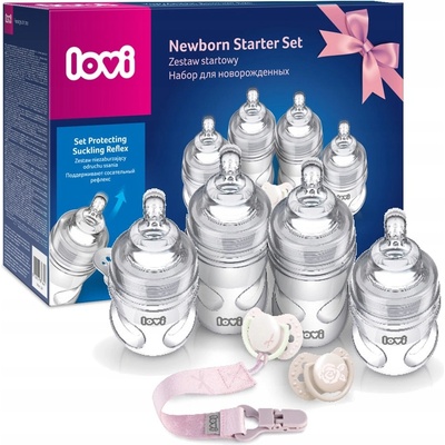 Lovi novorozenecká startovací sada Botanic Girl růžová