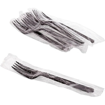 Image 1 of Вилица единично опакована ЧЕРНА 100 бр (Р-292124)