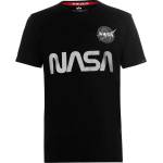 Alpha Industries Тениска Alpha Industries NASA Reflective T-Shirt - Black