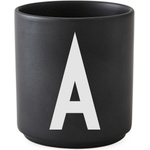 Design Letters Чаша халба aj буква a порцеланова черна (10204000a)