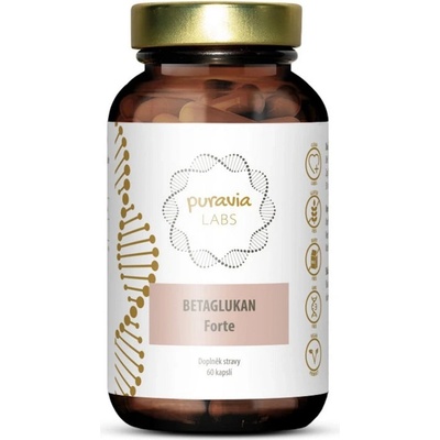 Puravia Labs Betaglukan Forte 60 kapslí