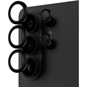 Panzer Samsung S26 Ultra PANZERGLASS HOOPS BLACK METAL защитно стъкло за камера 9H, метал + допълнителна рамка, ЧЕРНО (PG73474)
