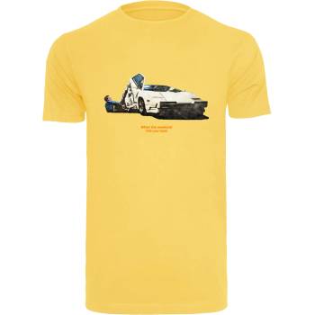 Mister Tee Тениска Weekend Wolf Tee taxi yellow XLUB-MT1484-02704 - Черен, размер L