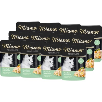 Miamor Feine Filets filety z tuňáka se zeleninou 12 x 100 g