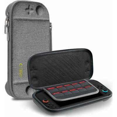 Tech-Protect Slim pouch obal Nintendo Switch 2, tmavě šedý