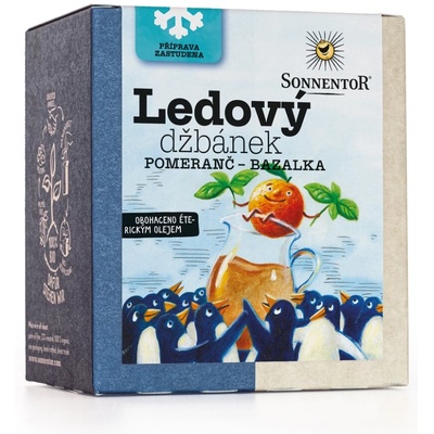 SONNENTOR - Ice Jug® портокал - босилек, пакетчета чай, био, 16 бр