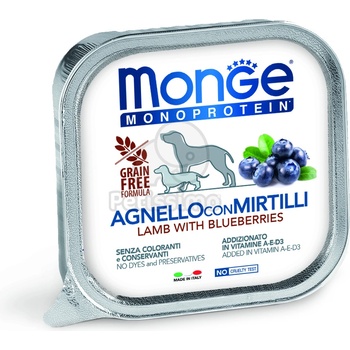 Monge Monoprotein Lamb & Blueberries 150 g