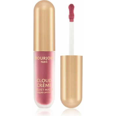 Bourjois Cloud Crème Velvet Matte ultra matující tekutá rtěnka 05 Flirty Rose 3,1 ml