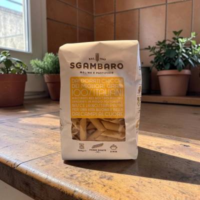 Sgambaro Bronzovo ťahané Penne Rigate No.91 0,5 kg