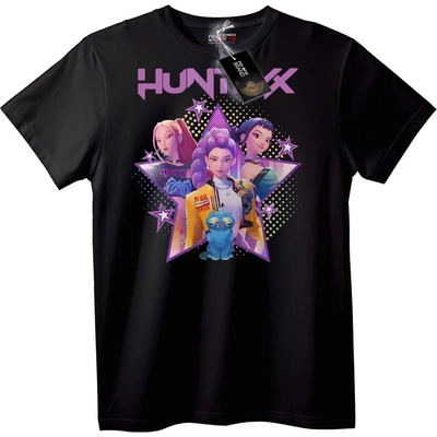 NOONEBRAND Тениска HUNTEX Герои - 2XL, Black