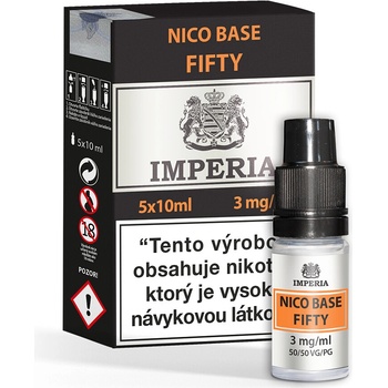 Imperia báza FIFTY PG50/VG50 3mg 5x10ml