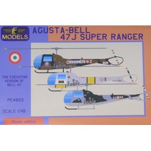 models Agusta-Bell 47J Super Ranger 3x Ital.camo LF PE4803 1:48