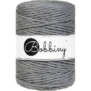 Bobbiny Macrame Cord 5 mm 100 m Stone Grey юта (MX-E101)