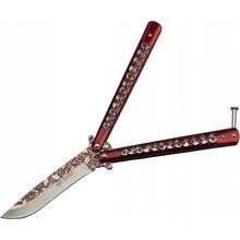Kandar Motýlik nôž Gund Skull X Red