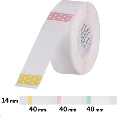 NIIMBOT A2A78768301, 14x40mm, 160 бр, Точки, цветен самозалепващи се етикети (A2A78768301)