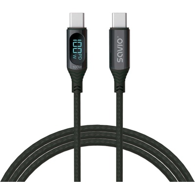 SAVIO CL-174 1м USB Type-C 2.0 кабел (CL-174) (CL-174)