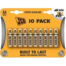 JCB Super Alkaline AA 10ks JCB-LR06-10B