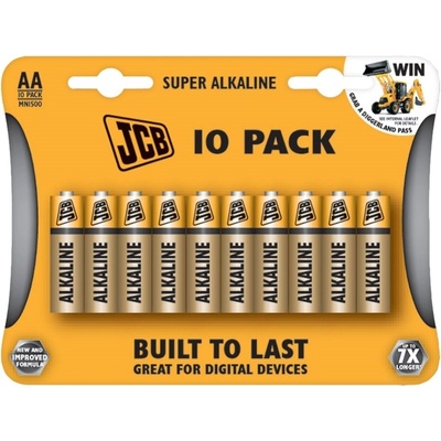 JCB Super Alkaline AA 10ks JCB-LR06-10B