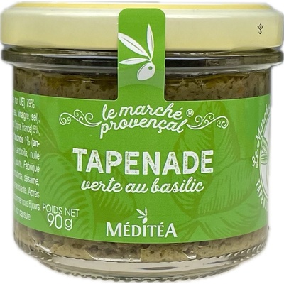 Meditea tapenada ze zelených oliv s bazalkou sklo 90 g