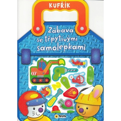 Modrý kufřík - Zábava se třpytivými samolepkami