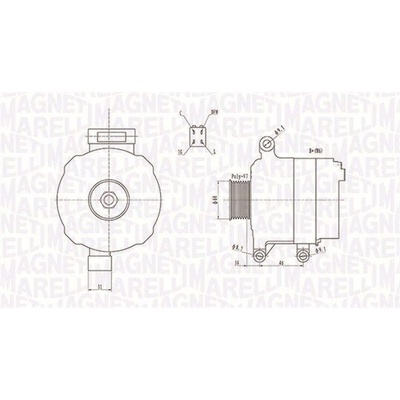 Generátor MAGNETI MARELLI 063731728010