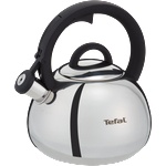 Tefal Чайник за котлон DUETTO+ 2, 5 l, сребърен, неръждаема стомана, Tefal (TEF3110601823)