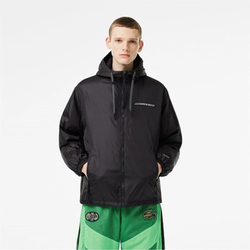 Image 1 of Lacoste Men's Waterproof Rain Anorak - Black/Black