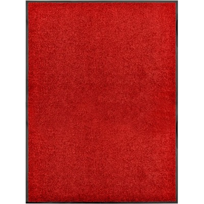 vidaXL Перима изтривалка, червена, 90x120 см (323424)