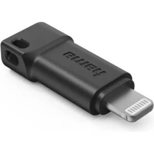 Hama USB-C адаптер към Apple Lightning Plug, черен (HAMA-201734) - smartx