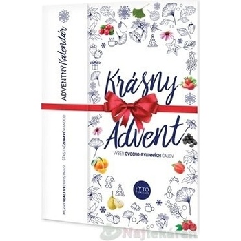 FYTO ADVENTNÝ Kalendár Krásny Advent ovocno-bylinných čajov 12 druhov 24 ks