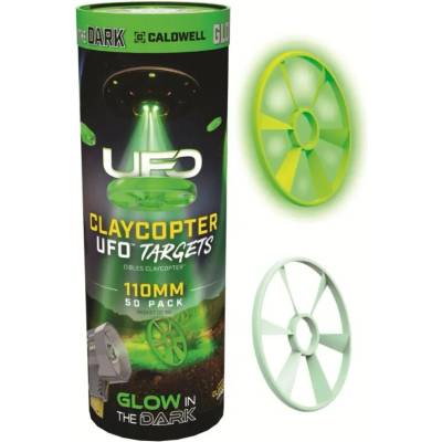Caldwell Svítící terče ClayCopter UFO 110 mm 50 ks