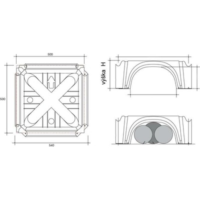 Daliform Tvarovka Iglú+ H16 ztracené bednění 160 mm - SO H 16