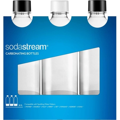 Sodastream Standard láhev Tripack 3 x 1 l černá